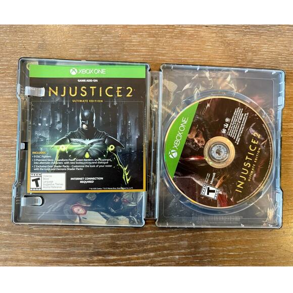 XBOX ONE INJUSTICE 2 Ultimate Edition Steelbook Video Game Gaming - Picture 2 of 3